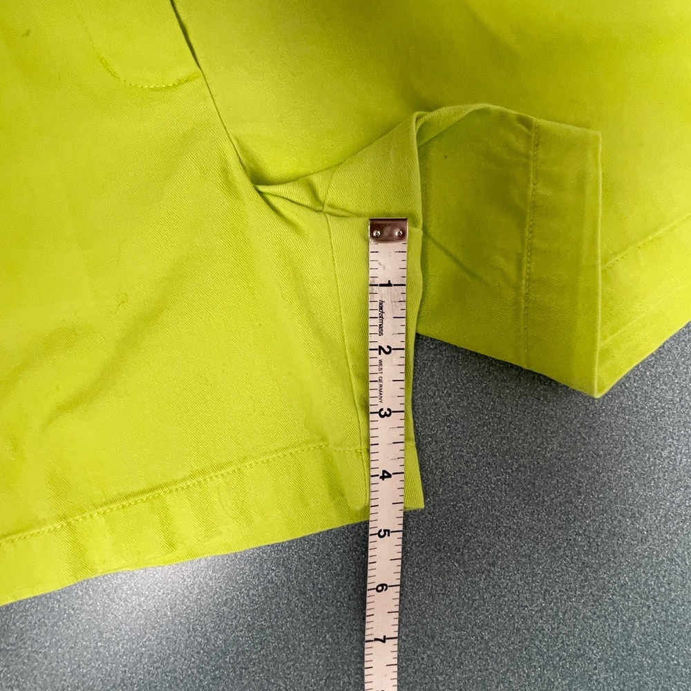 J. Crew Chino Shorts Women’s 8 Neon Green - Picture 8 of 8